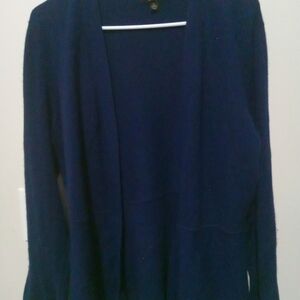 Women's Navy Blue Sweater Cashmere charter club size Large